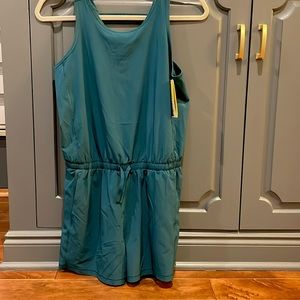Brand new with tags All in Motion Target XL, 14/16 woven romper bluish
